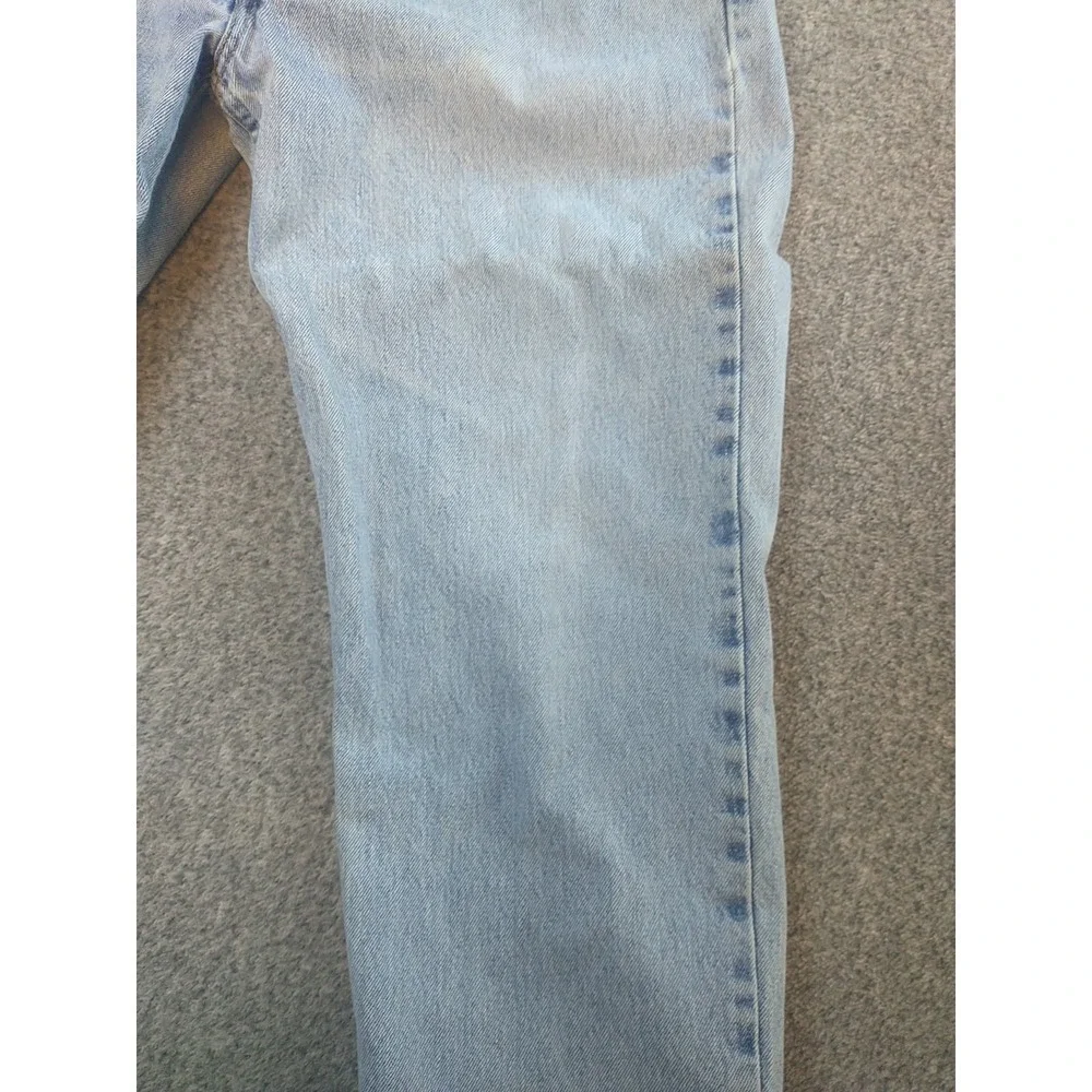 Levis 550 Relaxed Fit Jeans Mens 36x31 Light Wash Blue Denim Straight Leg 550